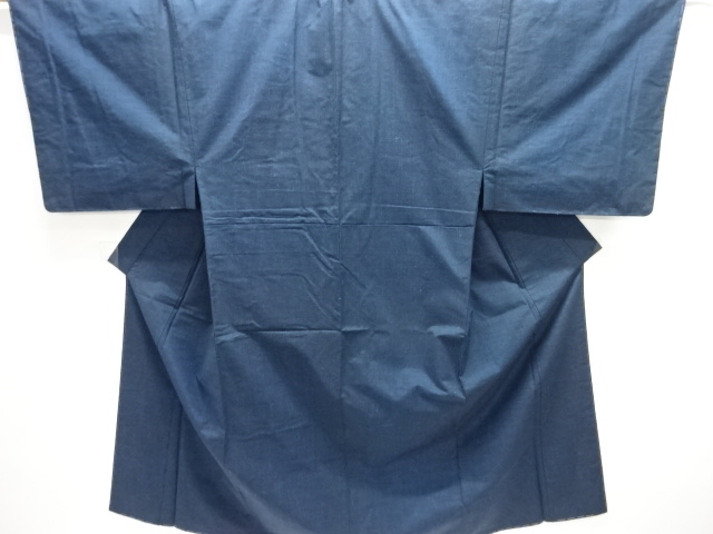 未使用品　手織り紬男物着物アンサンブル(キングサイズ)